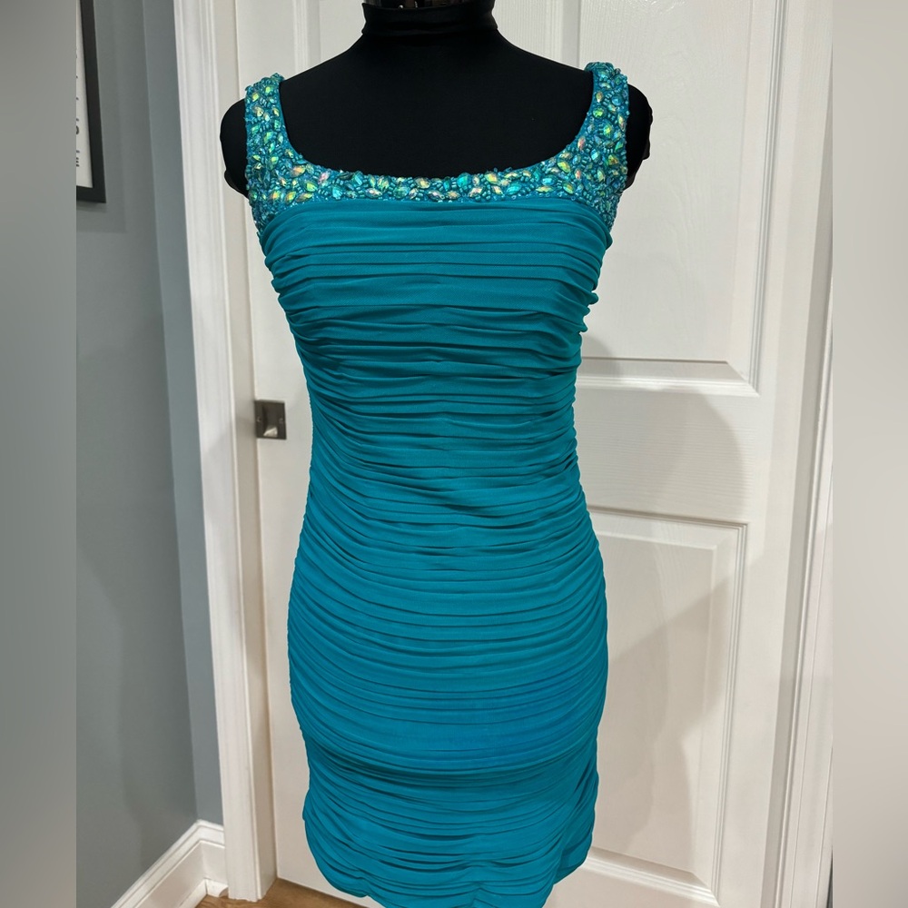 NEW LaFemme Teal Party Dress size 0